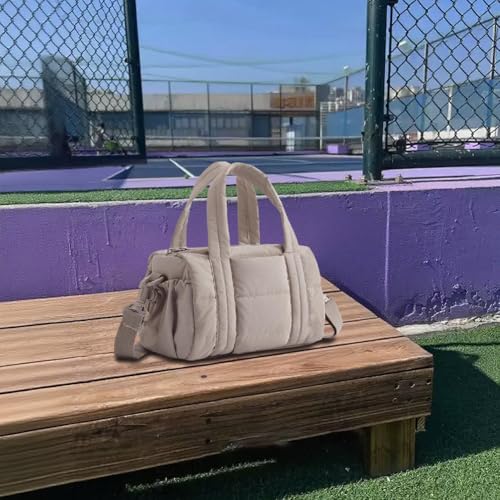 Small Duffle Bag Women’s Gym Bag, Mini Workout Crossbody Bag with Detachable Strap Yoga Sports Bag Tote for Fitness Travel2