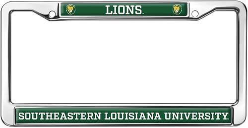 Vista 55 de Marco de Metal para Placa de Matrícula de Tamaño Completo con Logotipo de los Bulldogs de Louisiana Tech Louisiana Tech Bulldogs