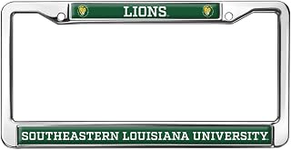 Southeastern Louisiana University Mascot Full Size Standard License Plate Metal Frame