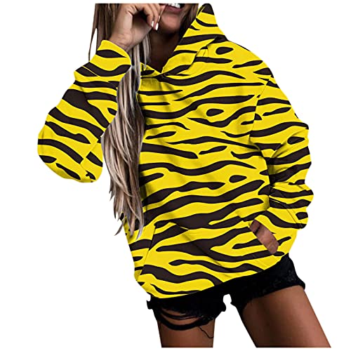 Womens Casual V Neck Tops Long Sleeve Shirts Striped Sheer Mesh Patchwork Blouses and Tops Graphic Crewneck Sweatshirt Womens Graphic Workout Tanks Baby Graphic tees(A2-Yellow,XXXL)