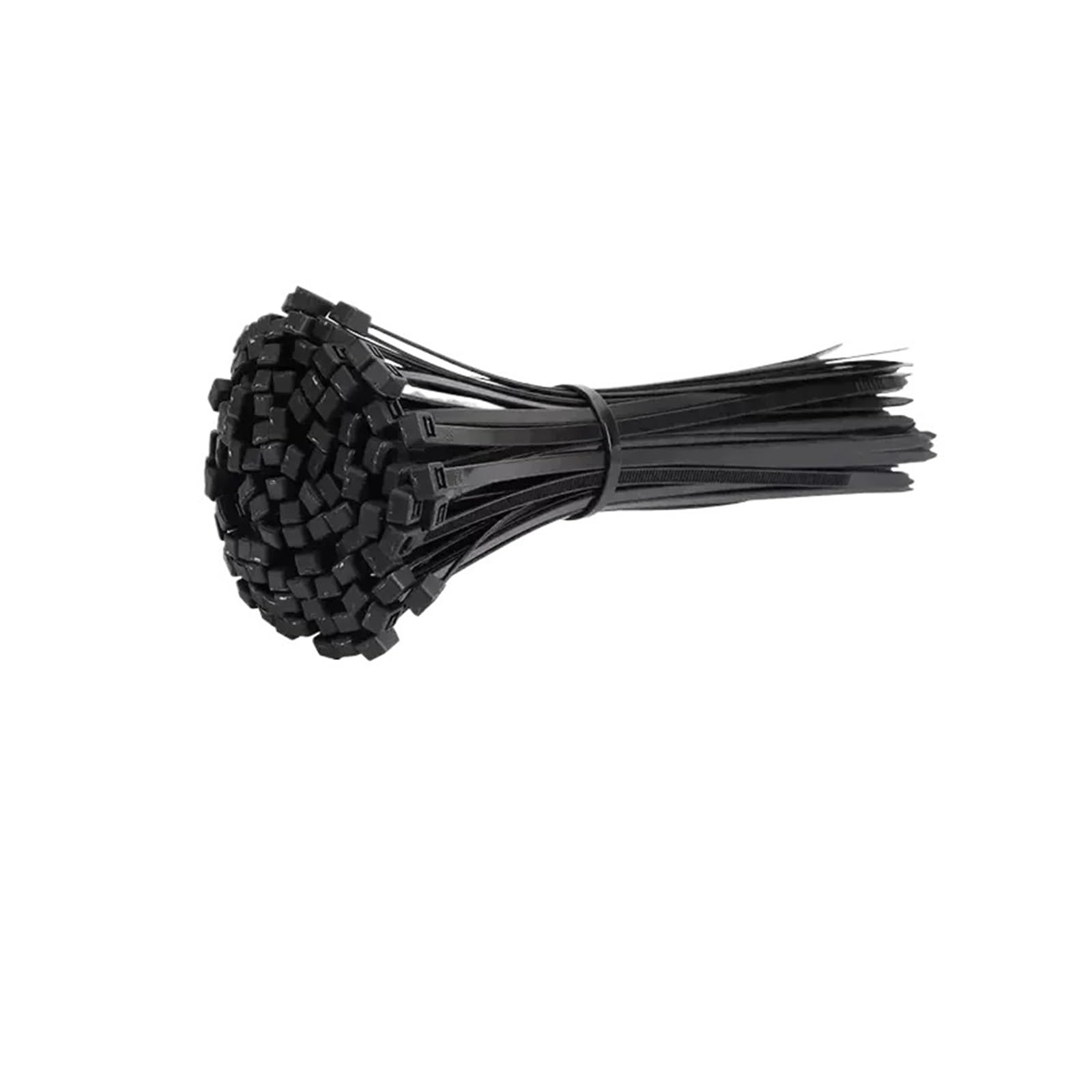 Bridas Plastico Brida de nailon autoblocante de plástico, 5200 mm, 5300 mm, anillo de sujeción de cable negro, 8 x 500 mm, correa de envoltura de cable grande con cremallera(8x400mm)