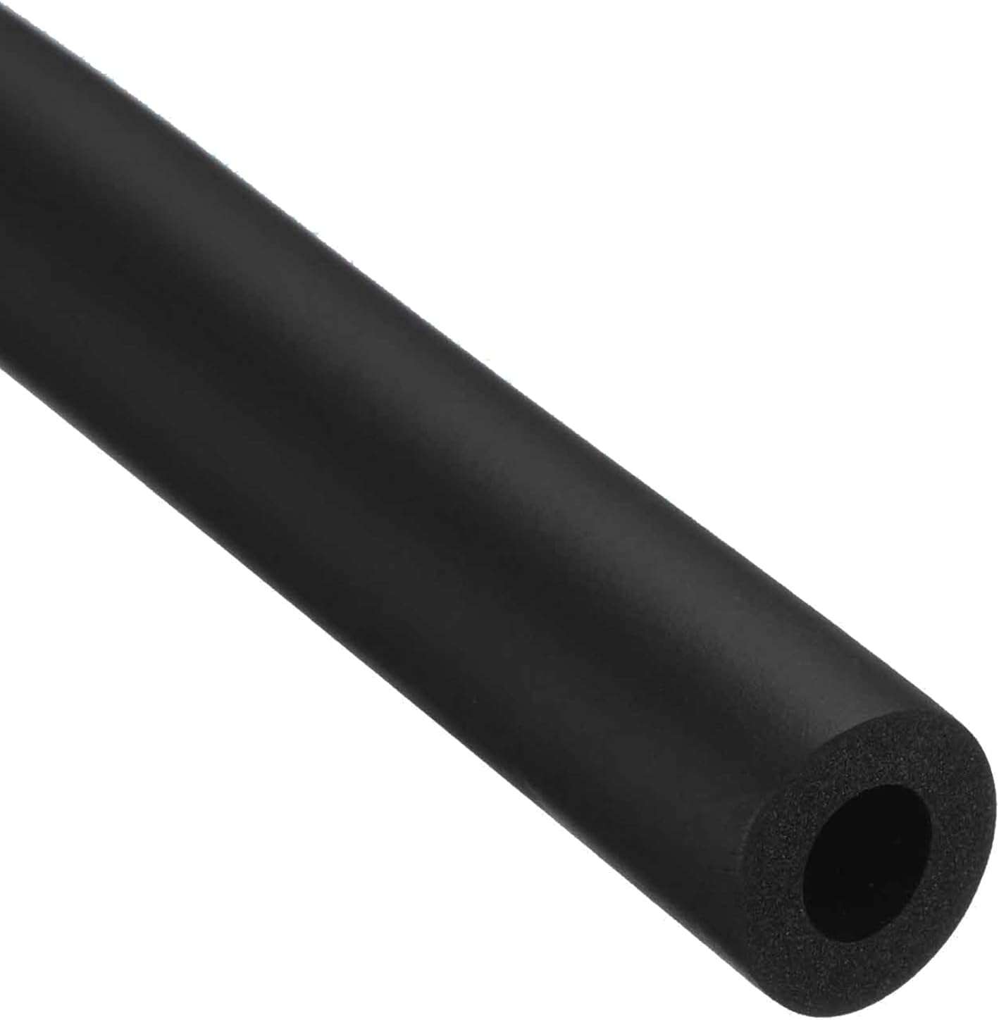 Pipe Insulation Flame Retardant Foam Insulation Lagging Insulation Antifreeze Rubber Foam Tube Hose Foam Grip Pipes Wrap Closed Cell for Outdoor Winter Freeze Protection(ID76mmxT20mmx2m)