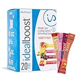 IdealBoost, Weight Loss Drink Mix Packets, Variety Pack, w/Hunger Blocking and Energy Blends, 20 Servingsâ€¦