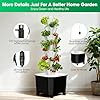 Vertical Hydroponic Tower,7Layer 35 Pods Tower Garden Growing System with 12V Water Pump& 24h Smart Timer,BPA-Free Modular Indoor/Outdoor for Hydroponic Gardening Lovers Planting Vegetables #4