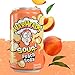 JDS Warheads Sour Soda Assortment Pack - Six 12 oz. Cans of Warheads Extreme Sour Candy Pop in Black Cherry, Blue Raspberry, Green Apple, Watermelon, Lemon, and Peach - 5 Warheads Candy Included
