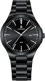 Relógio Masculino De Pulso Clássico Minimalista Aço Inoxidável 40mm Vanglore Upclassic 4355a Social Esporte Fino