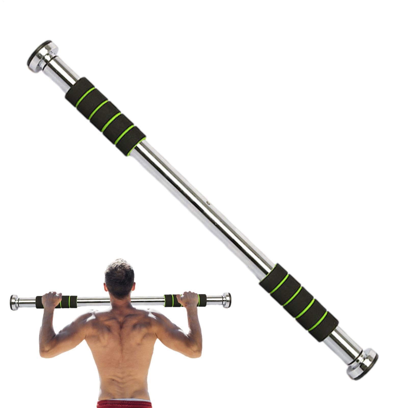 Drążki do podciągania się do domu, drążek do ćwiczeń | ergonomiczny uchwyt, montaż bez śrub, regulowana szerokość, sprzęt fitness do treningu siłowego, treningu siłowego