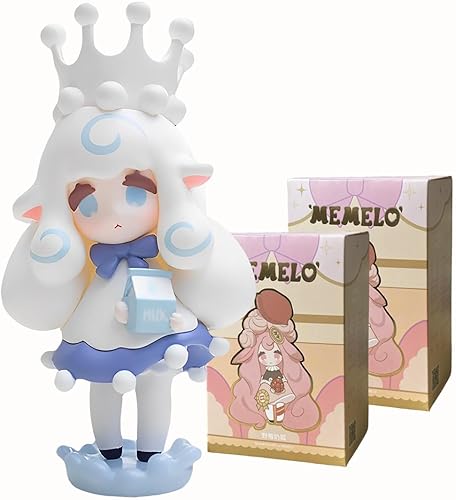 Memelo Sweet Kingdom Series Caja misteriosa de acción, caja ciega linda, juguetes coleccionables populares, regalo de fiesta de cumpleaños para