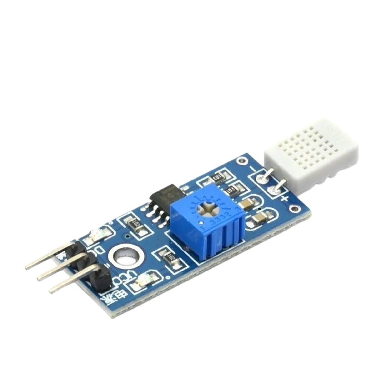Módulo sensor de humedad HR202 con interruptor de detección ajustable para proyectos electrónicos 7