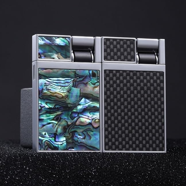 Encendedor Metálico Ultra Delgado Portátil Butano miniatura 4