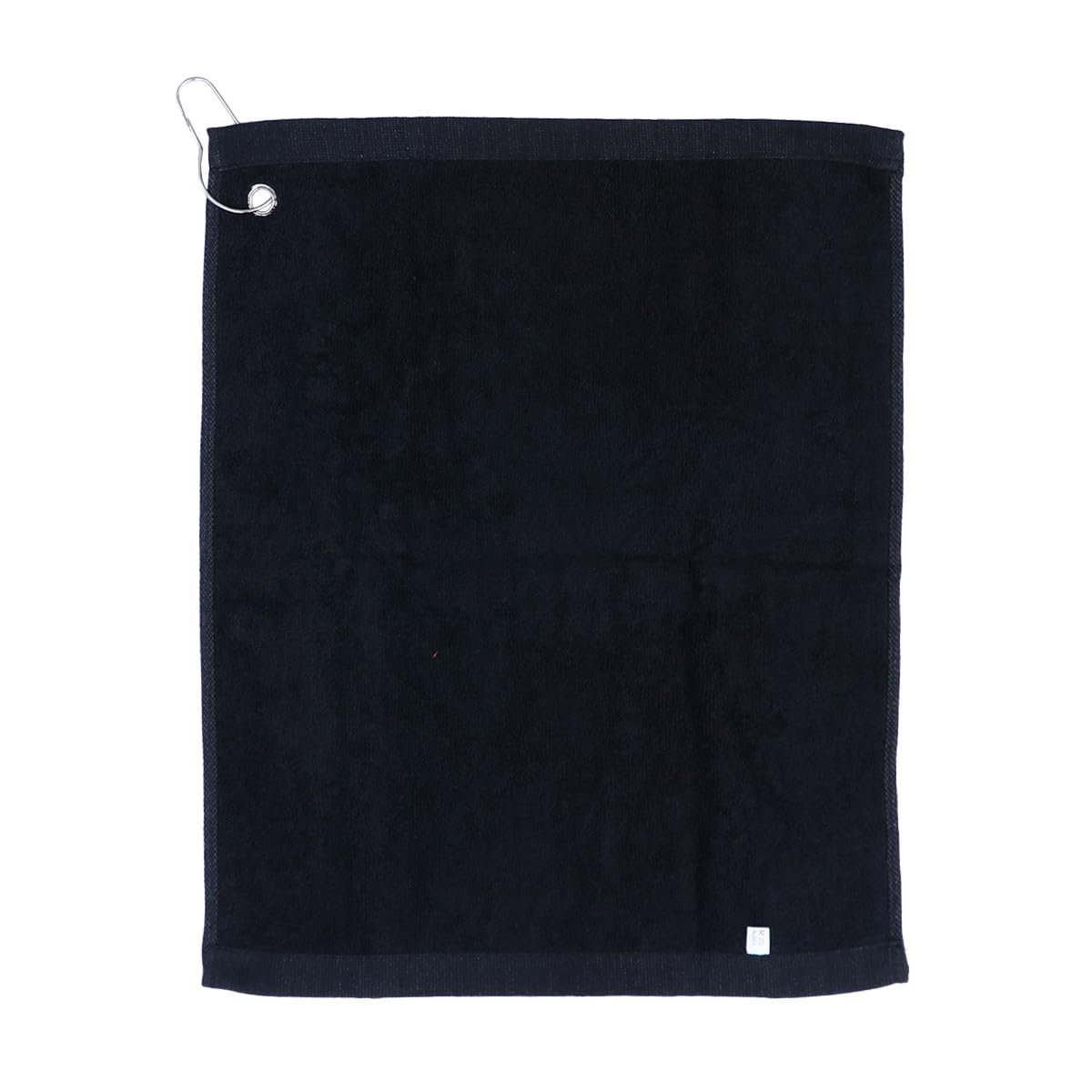 Serviette de golf et plein air en coton noir 3 pièces pour parcours et randonnée