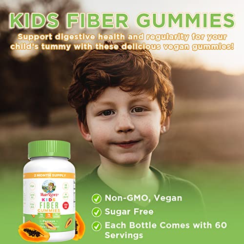 Kids Multivitamin Vita-Beans & Fiber Gummies For Kids By Maryruth's | Immune Support, Bone Health |Fiber Supplement With Prebiotics, Gut Health & Digestion Support #TOP4