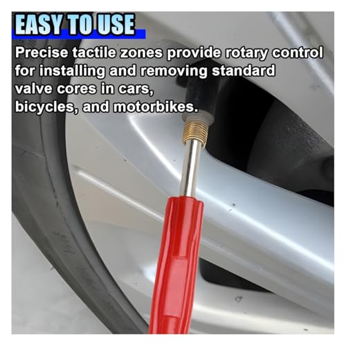 Image of 5PCS Valve Core Removal Tool, Double Head Schrader Valve Stem Core Remover, Motorcycle & Truck Tire Repair Install Tool (Double Head)