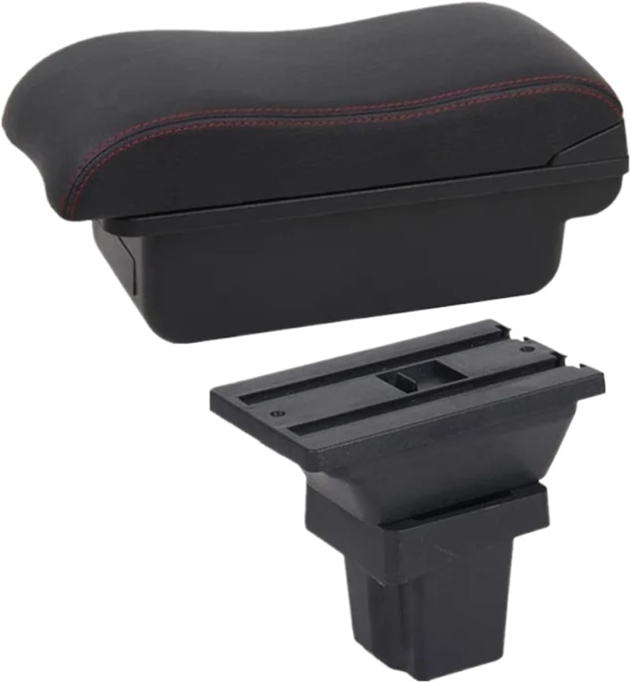 Atmophe Storage Armrest Box For Chevrolet For Trax For Tracker 2015-2019 Arm Car Storage Box Accessories Armrest(A2 Black red NO USB)