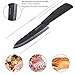 Coiwin Kitchen Cutlery Black Ceramic Knife Set With Sheaths - Super Sharp & Rust Proof & Stain Resistant ( 6