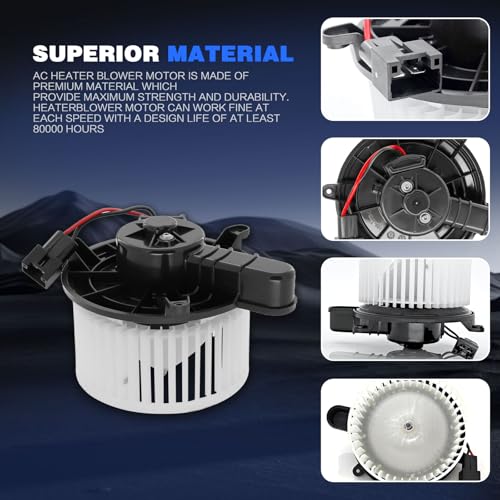 POHILA 700251 HVAC Blower Motor with Fan Compatible with Mazda 6 2002-2013, Ford F250 F350 F430 F550 Super Duty 2011-2016, Replace# BC3Z19805C 700251 BC3Z19805B by POHILA - Image 4