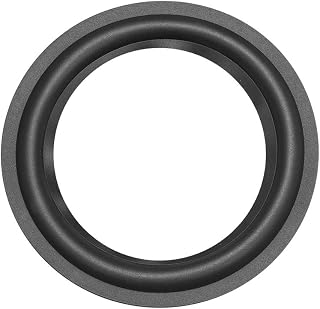 uxcell 5.5" 5.5 Inch Speaker Rubber Edge Surround Rings Replacement Part for Speaker Repair or DIY