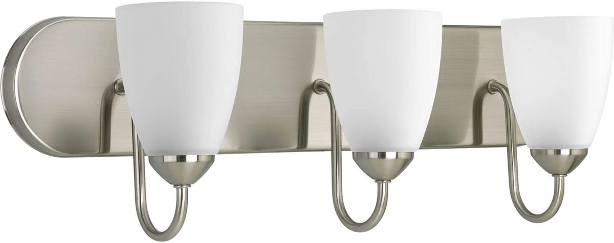 Get Special Price Progress Lighting P2708-09 Bath & Vanity, Brushed Nickel Greatest Product Progress Lighting P2708-09 Bath & Vanity, Brushed Nickel