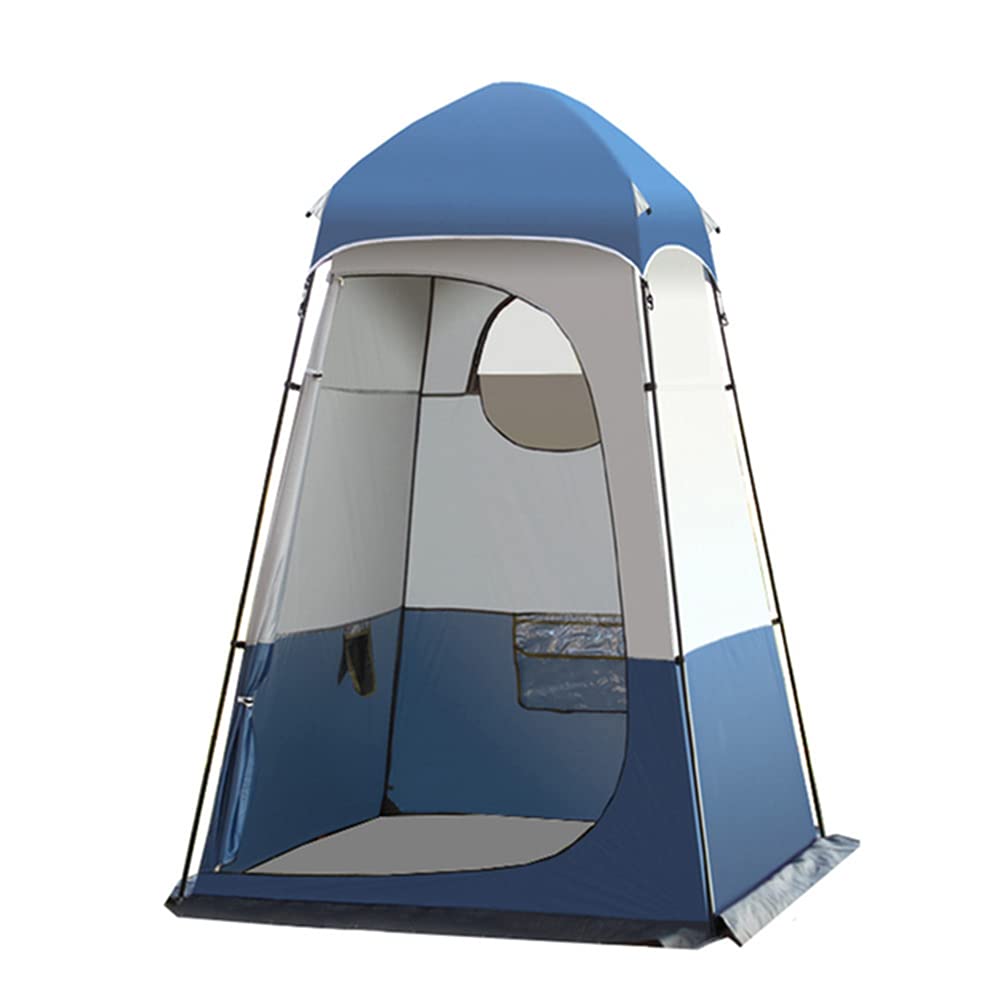 Shower Privacy Tent Oversize Toilet Tent Portable Pop Up Changing Room Waterproof Anti-UV Mobile Shower Tent for Dressing Room Beach Fishing Hiking