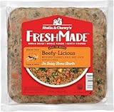 Stella & Chewy's FreshMade Frozen Fresh Grain-Free Beefy-Licious Dog Food, 16-oz Pouch (Pack of 4)