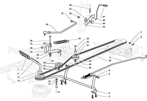 Castel Garden XD140 SD98 Mountfield 1438M, 1538M (TRANSMISSION BELT) 135062013/0