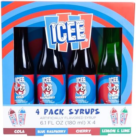 Amazon.com: ICEE 4 Pack Slushie Syrups. Genuine ICEE Slushy syrups ...