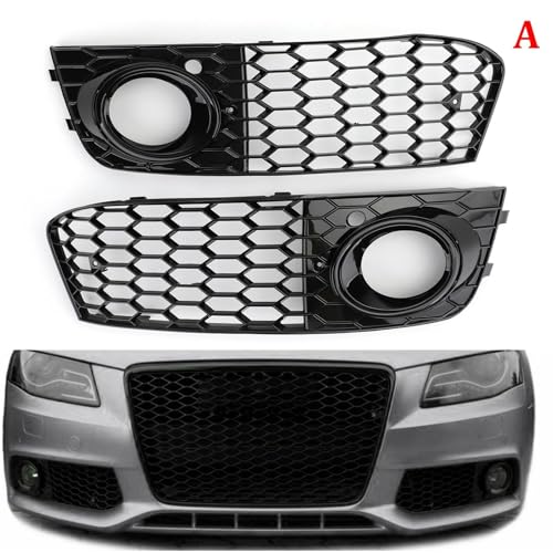 Grille calandre A4 B8 RS4 antibrouillard ouvert admission air event 2010 2011