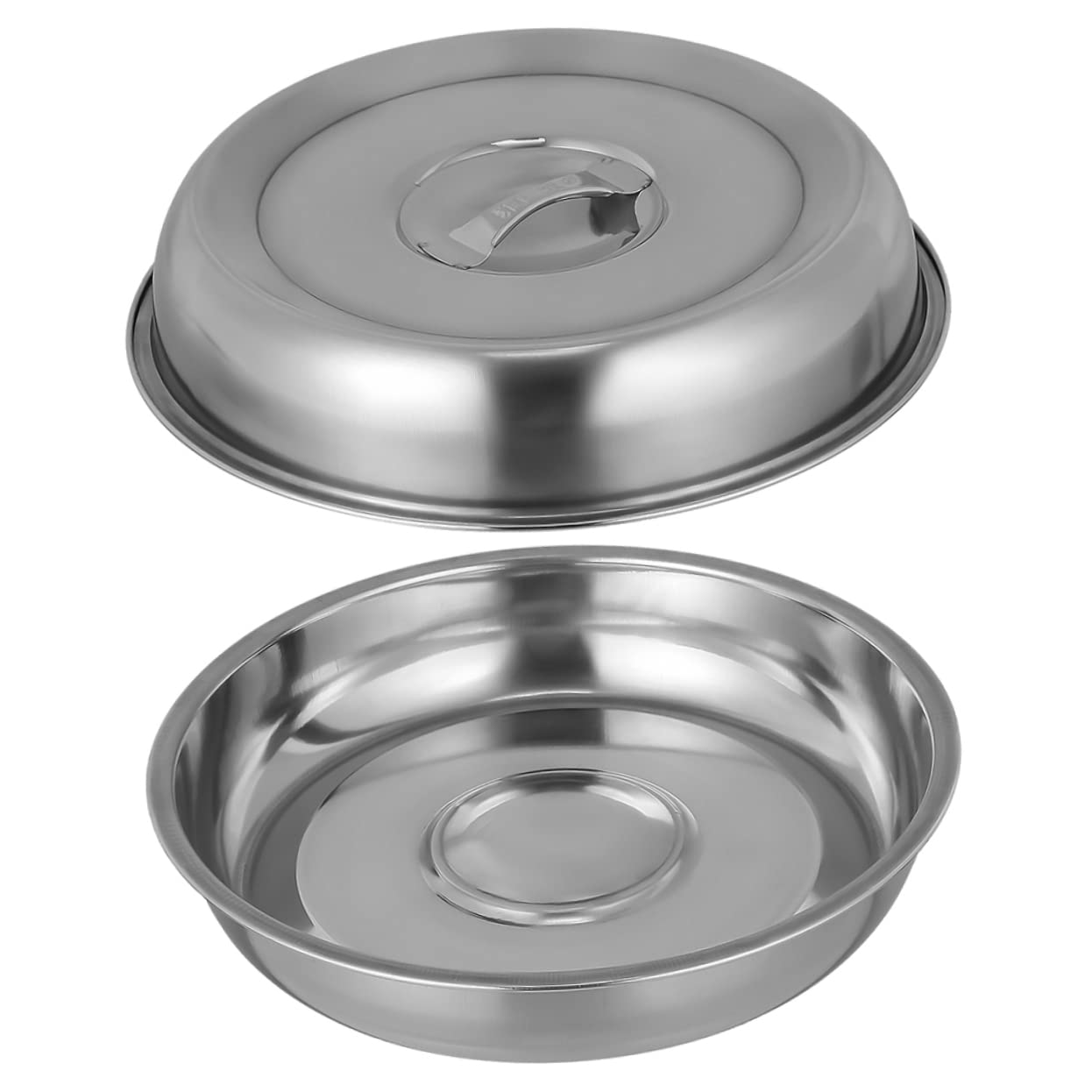 Couvercle En Acier Inoxydable Doré 22,5 Cm - Protection Anti-éclaboussures Pour Steak, Barbecue, Présentation - 8