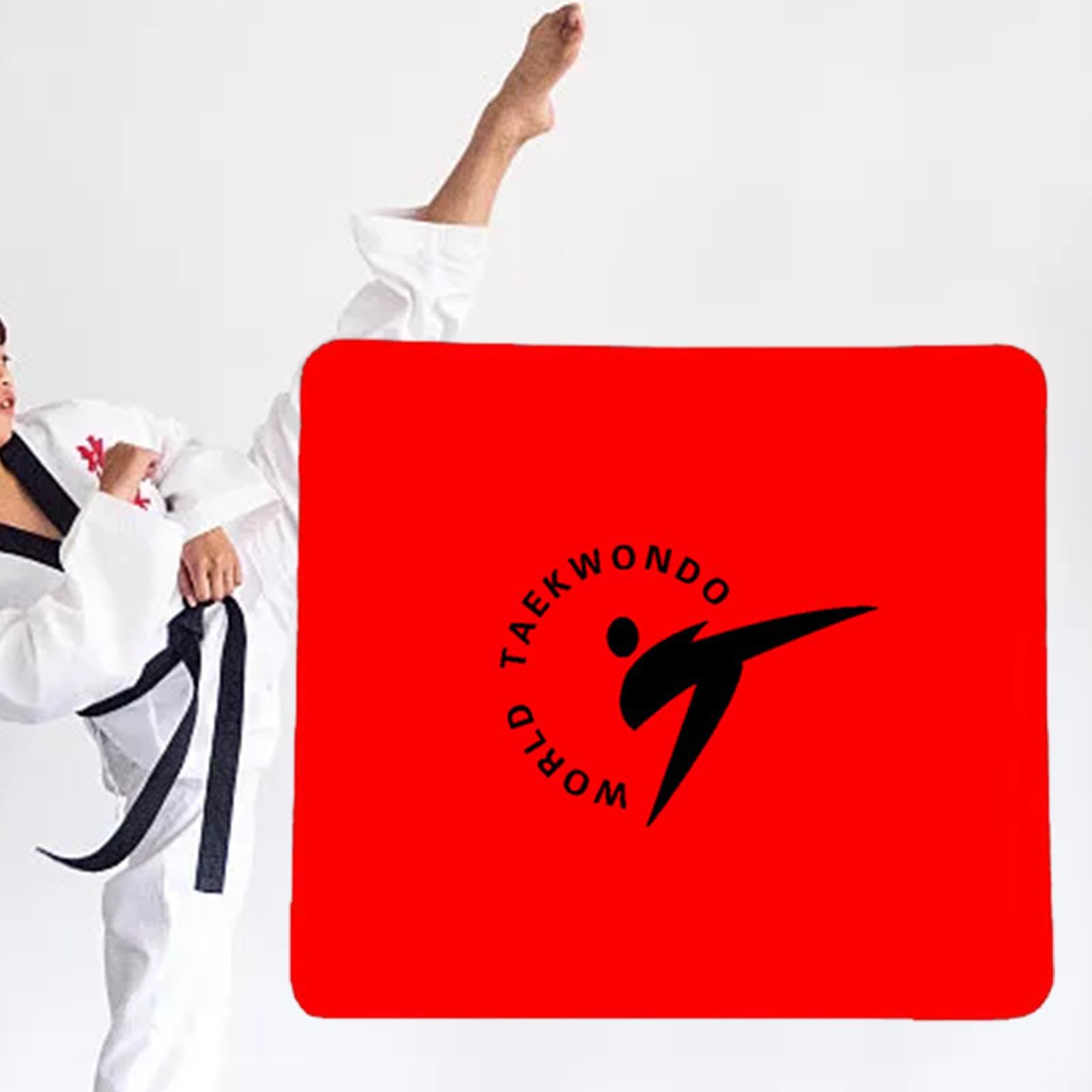 kowaku Taekwondo Breaking Board Rebreakable Board Practicing Easy to Assemble Kick Board EVA Martial Arts Hitting Taekwondo Board, red