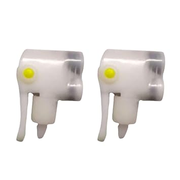 Myjas - Cycle Bike Air Pump Connection Pipe Clip Nozzle Setting 1 Year Warranty (Pack of 2), 3 X 4 X 1 Centimeters, Red