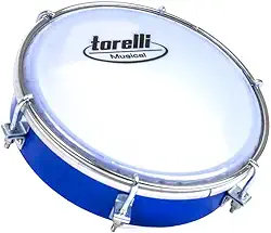 TAMBORIM INJETADO AZUL PELE LEITOSA