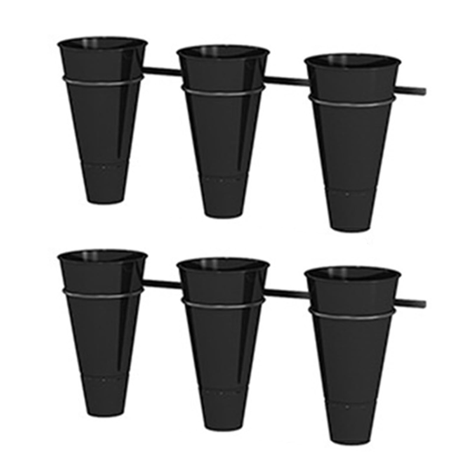 Plastic Flower Buckets Wall Mounted Display Stand for Florist Bouquets Decorative Plant Holder Shelf with Floral Design Indoor Outdoor Pot Rack for Fresh Flower Shop Container Stan