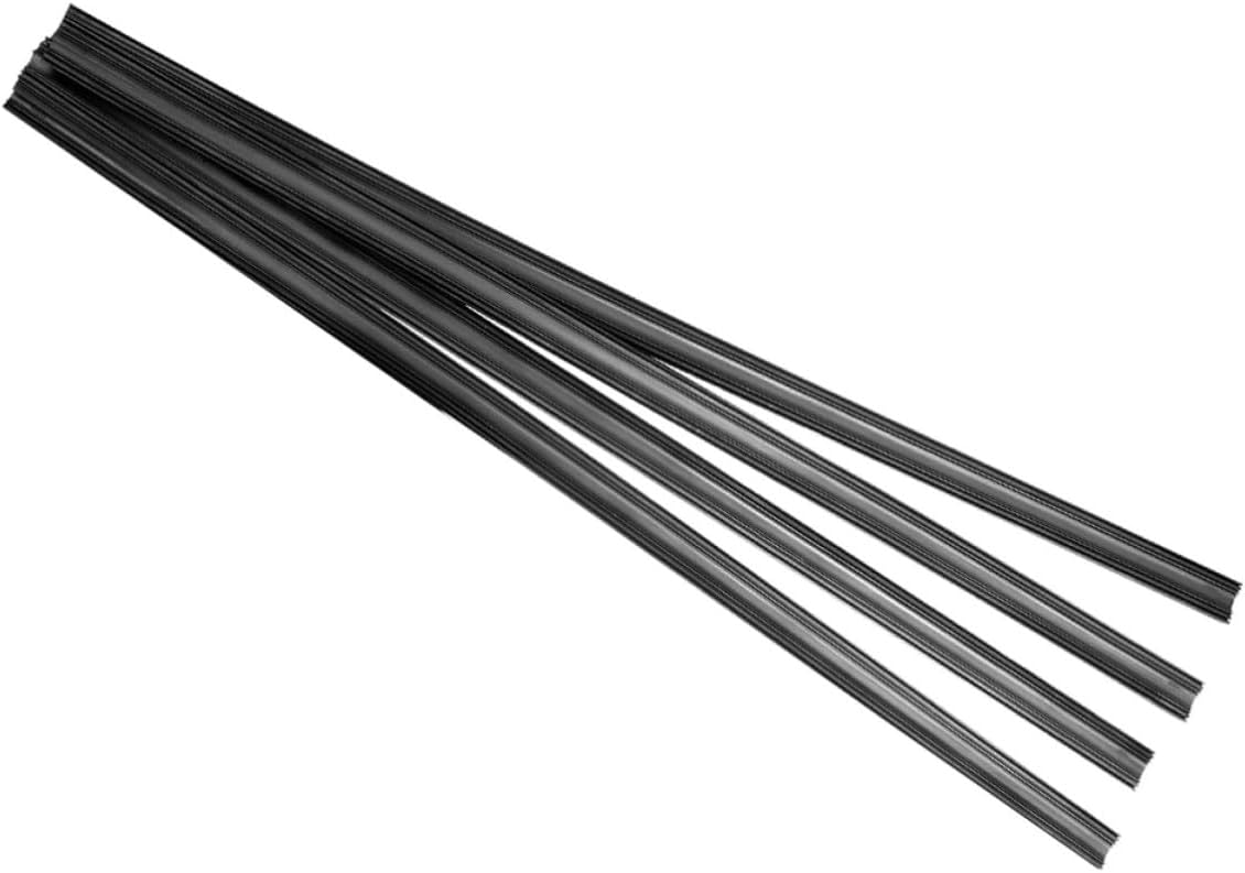 FUOYLOO 4pcs Car Windshield Wiper Rubber Strips Replacement, Sturdy and Resistant to Sun Exposure, Rubber Wiper Blades Refills for Effective Window Cleaning