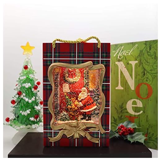 Musical Glitter Water Globe for Christmas