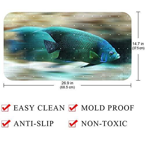 Tapis de douche antidérapant Bennigiry 37,3x68,3 cm idéal pour sécuriser le spa à la maison