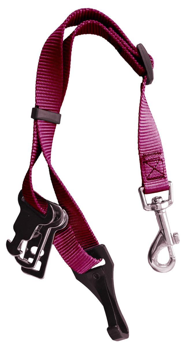 White Hinge Limited Sotnos Dog Seat Belt for Safe Car Travel Pink