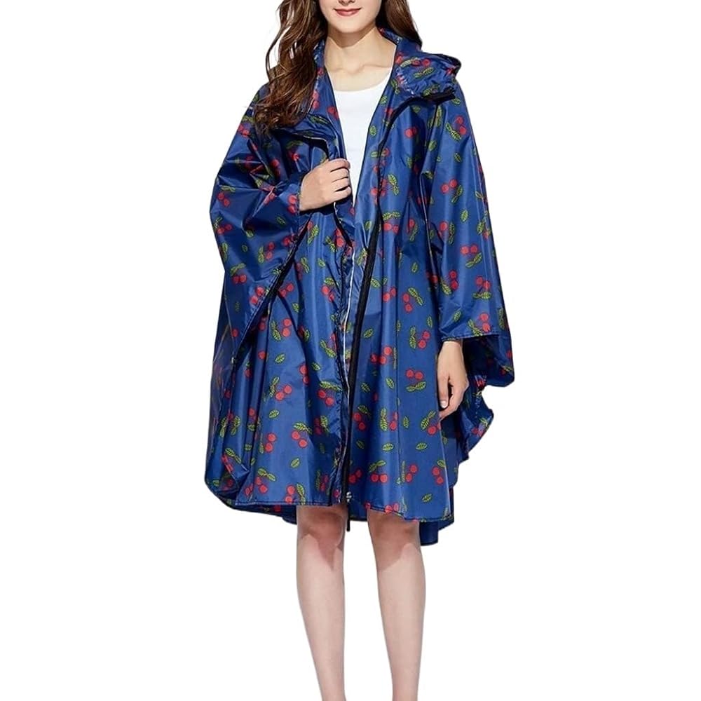 Amazon.com: RUVOO Rain Poncho Women Waterproof Print Pattern