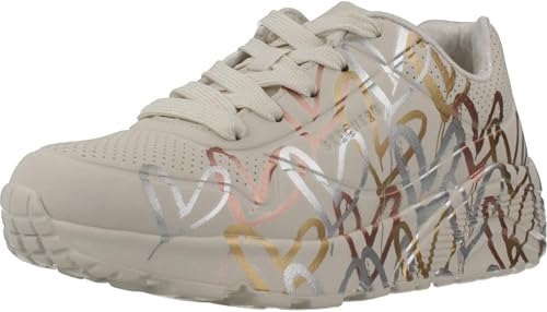 Uno Lite Metallic Love BasketFille Skechers
