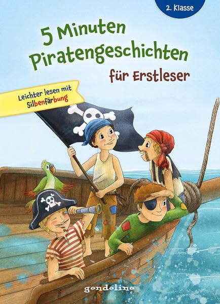 5 Minuten Piratengeschichten für Erstleser, 2. Klasse - Leichter...