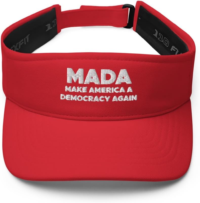 MADA Make America a Democracy Again Hat (Embroidered Visor)
