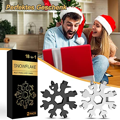 Schneeflocken Multitool Adventskalender für Männer