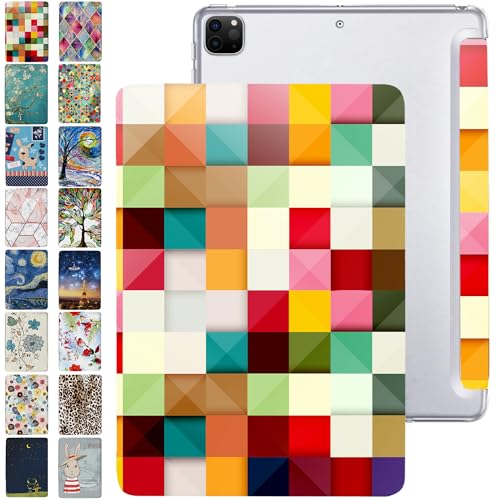 Image of DuraSafe Cases for iPad Pro 12.9 inch 6 5 4 Generation Case A2436 MHNF3HN /A MHNG3HN /A MNXR3HN /A MNXT3HN /A A2378 MHNF3HN /A MHNG3HN /A A2229 MY2H2HN /A MY2J2HN /A A2461 MHNH3HN /A MHNJ3HN /A - Color Grid