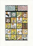  Biller Antik Mexico 1970 World Cup - Póster (copa del mundo 680)