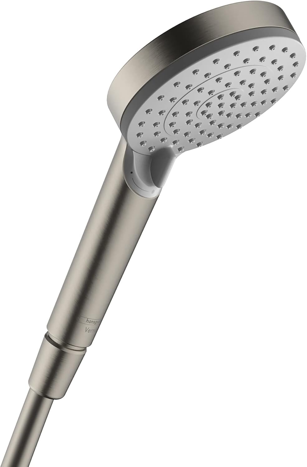 hansgrohe Vernis Blend High Pressure Handheld Shower Head 2-Spray Rain, IntenseRain in Brushed Nickel, 2.5 GPM, 26270821