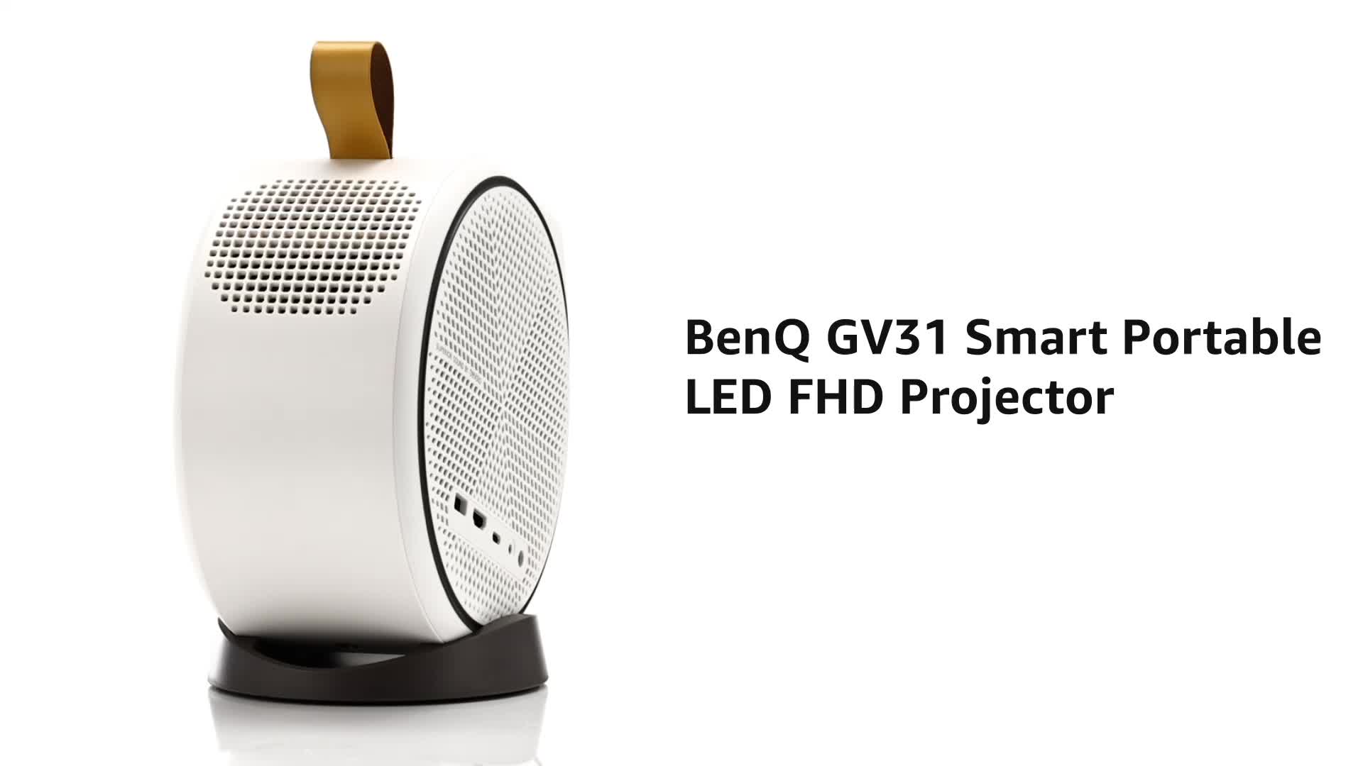 BenQ GV31 LEDデジタルプロジェクター BenQ GV31 Smart Portable LED FHD Projector,Built-in Battery