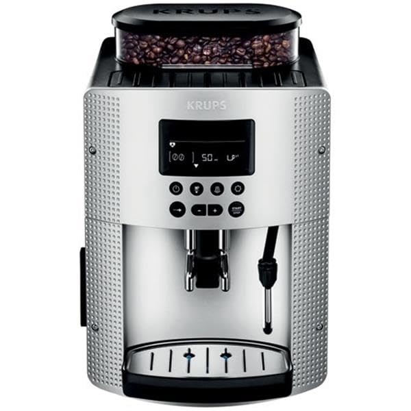Krups Cafetera automática EA810B70 (1450 W, 1,8 litros, 15 bar, boquilla CappuccinoPlus), color antracita
