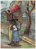 Get Custom Art Diego Rivera - The Flower Seller, Poster Art Print Wall Decor - Size 18x24 Inches