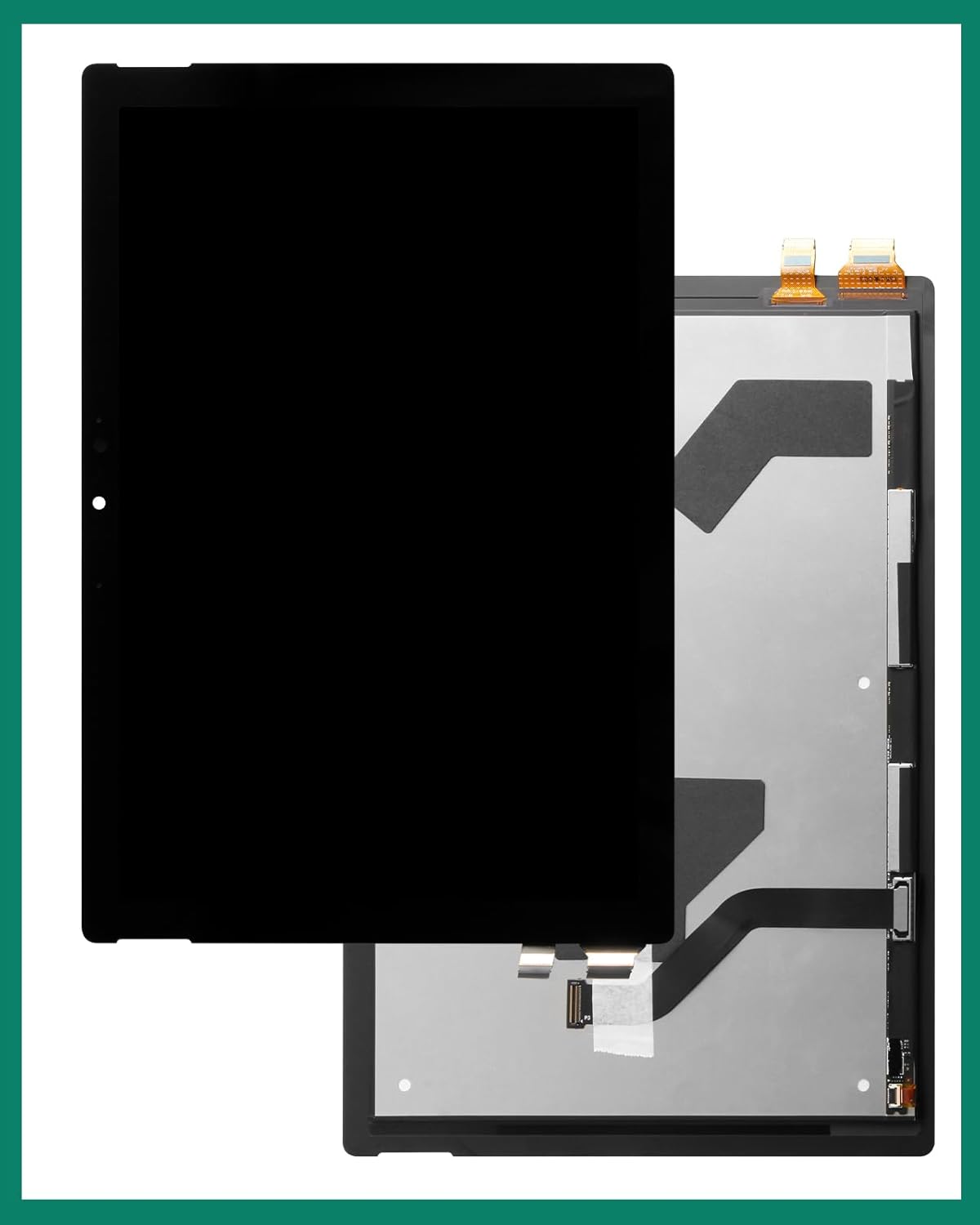 for Microsoft Surface Pro Screen Replacement for Microsoft Surface Pro 7 1866 LP123WQ2 LCD Display Touch Digitizer Touchscreen Faceplate Repair Kits 12.3"(Black)