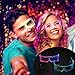 Oybete 2 Pairs LED Light Up Glasses For Holiday Party LED Glasses For Adult Futuristic Sunglasses Cosplay Costume Festival Accessories Multi Color Neon Glasses,Gifts(Fashion Glasses)