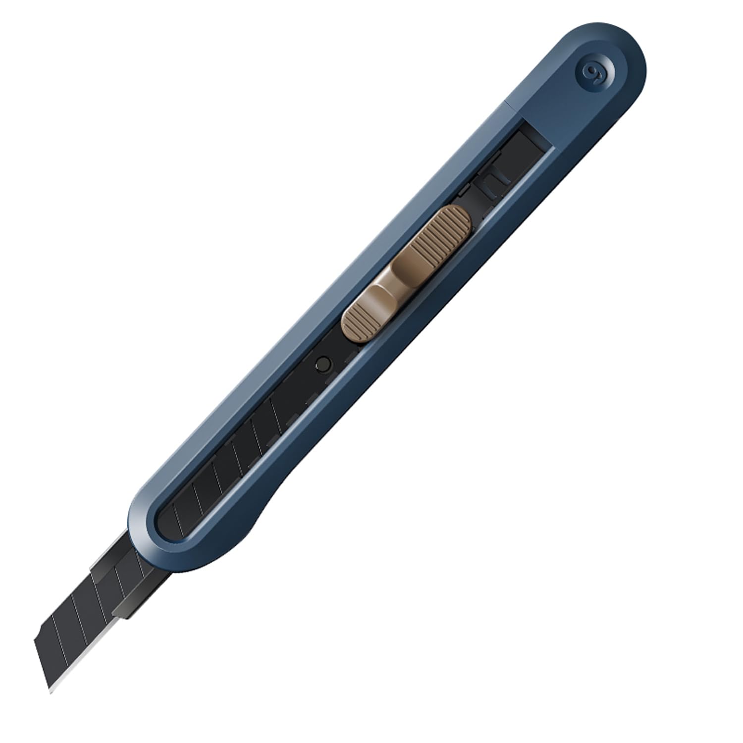 Amazon.co.jp: 【横トナ】カッターナイフ ネイビー 紺 ENS063 シンプル